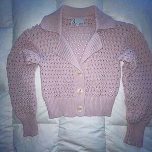 dh New York Cardigan! Lavender, xs, great layering piece!